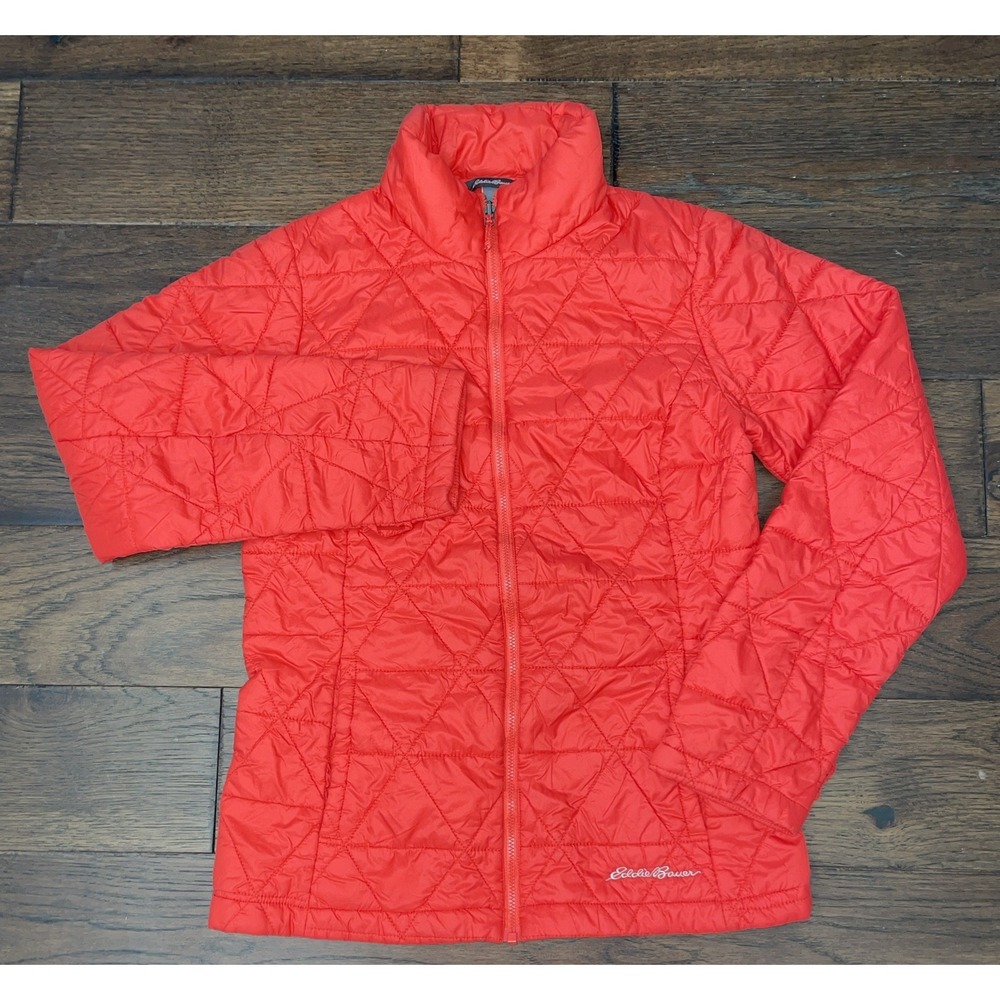 Eddie Bauer‎ Quilted Packable Jacket Women's XS~ Lightweight Red